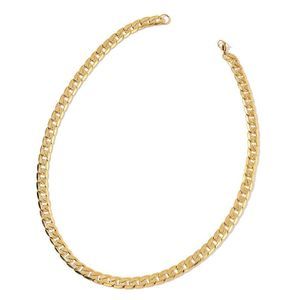 ION Plated YG Curb Necklace Original Box